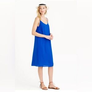 J.Crew Crepe Dress Size ROYAL BLUE Size XXS